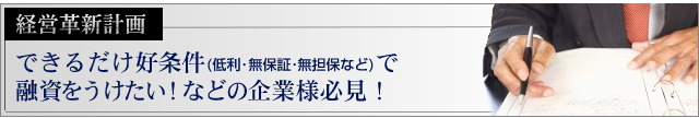 経営革新計画（融資）